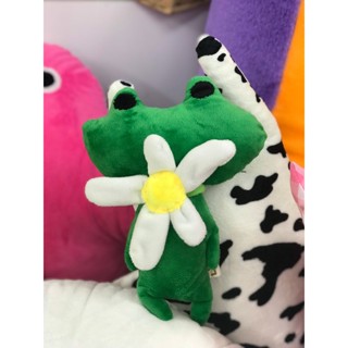 Ếch đeo bông dễ thương, 22cm - gấu bông đình may
