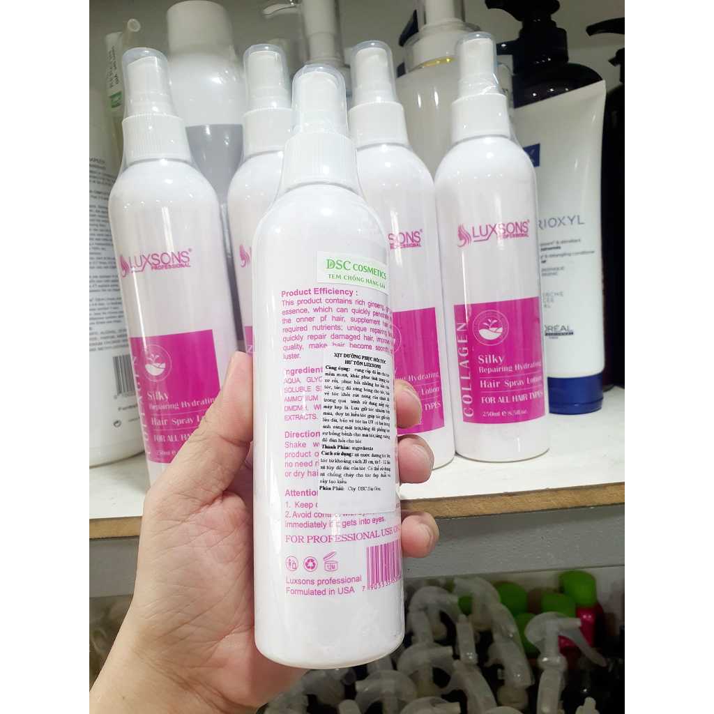 Xịt dưỡng tóc chuyên nghiệp! # LUXSONS