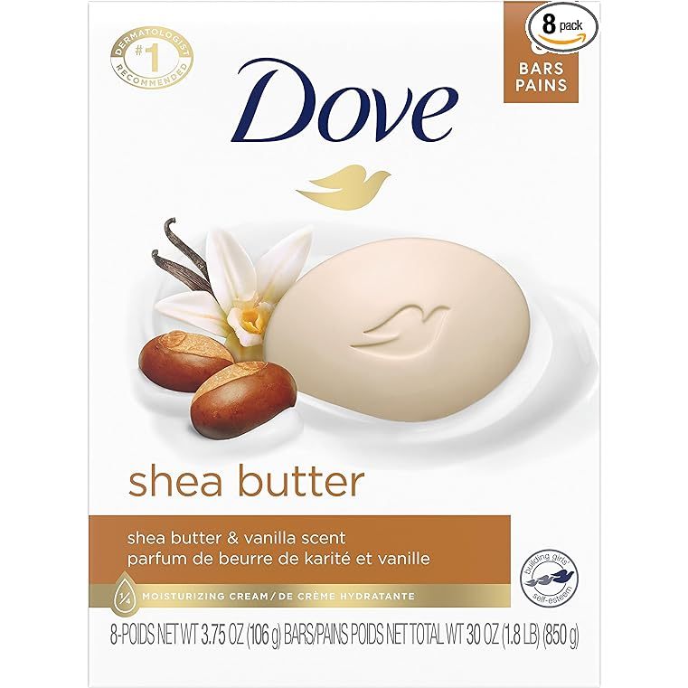 Xà bông cục dưỡng ẩm mịn da Bơ hạt mỡ Dove shea butter