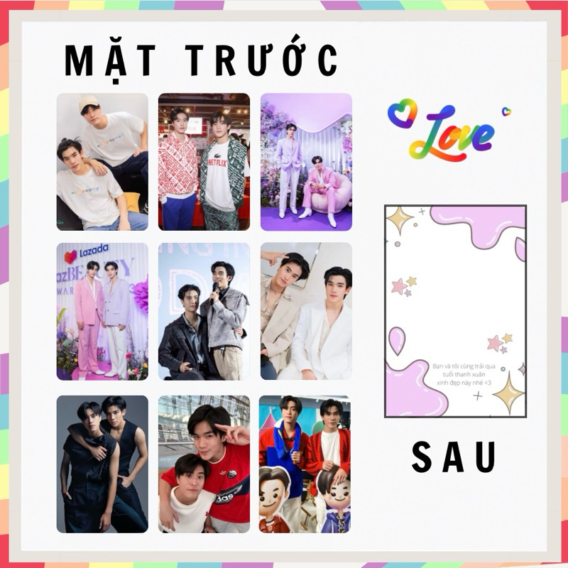 Set 9 card bo góc GEMINIFOURTH