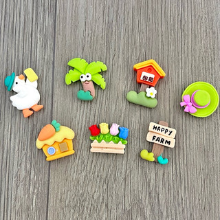Sticker / charm nhà vườn gắn dép sục, dép crocs