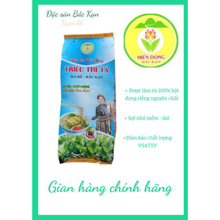 Miến dong Triệu Thị Tá - miến Ba Bể sợi rút (miến đen tự nhiên)