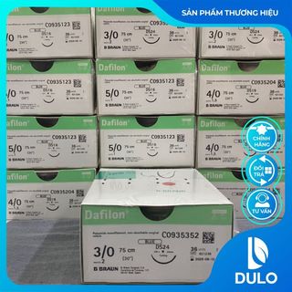Chỉ phẫu thuật Dafilon 3/0 ( Combo 6 Sợi)
