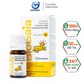 Men vi sinh BioGaia Protectis Baby Drops cải thiện hệ vi sinh đường ruột