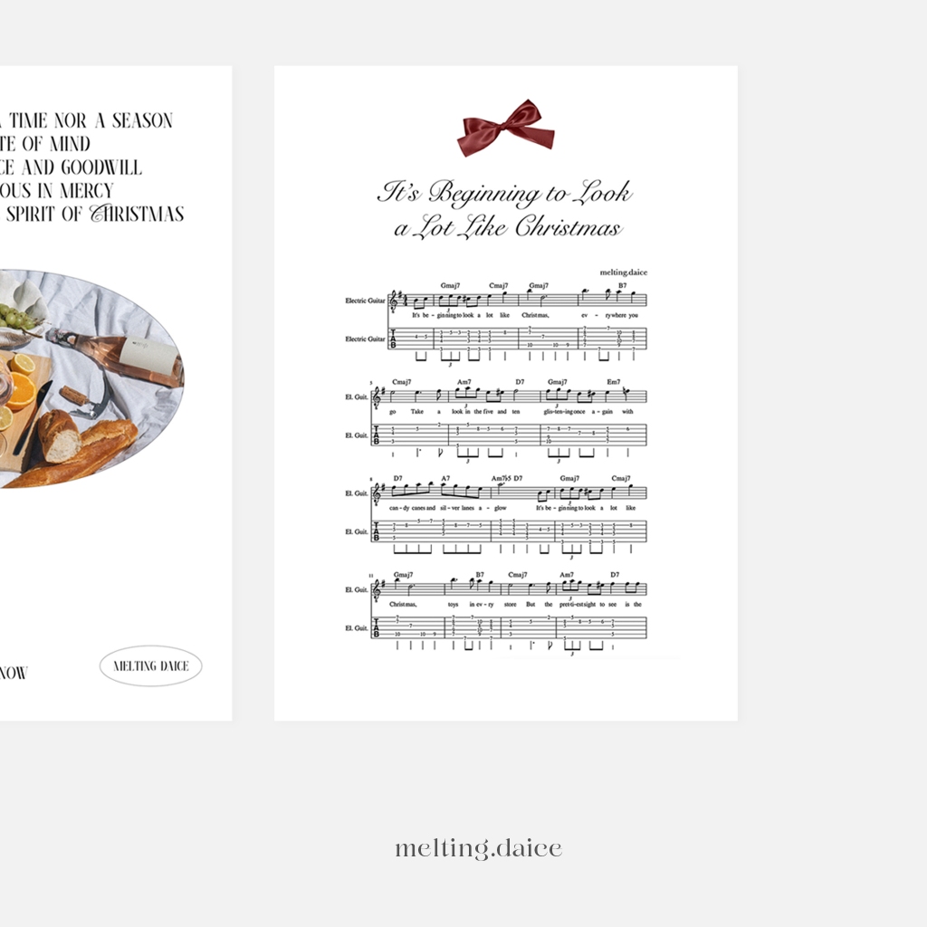 Daice || 'merry christmas to you' poster  - set 03 poster trang trí