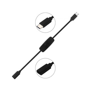 Cáp nối Type C có nút nguồn hiển thị LED cho Raspberry Pi 4B