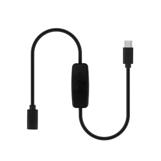 Cáp nối Type C có nút nguồn hiển thị LED cho Raspberry Pi 4B