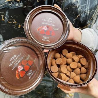 Socola nama tươi 1 hôp 408 gram 80 viên nhỏ xinh