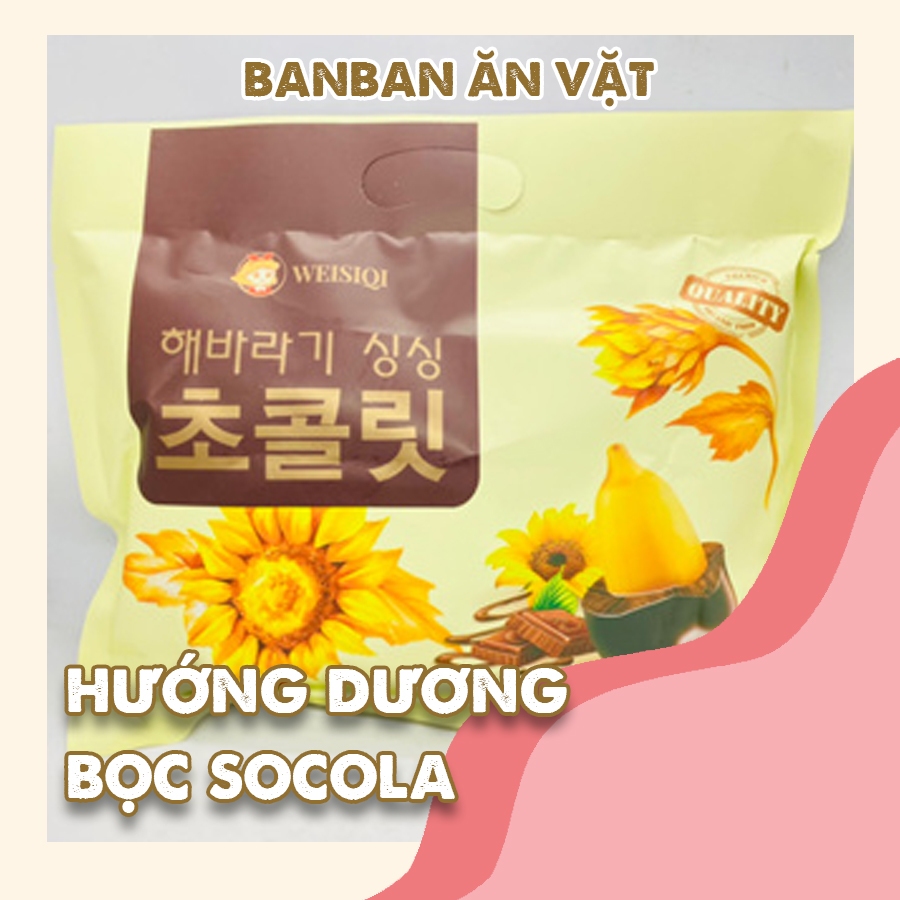 Hạt Hướng Dương Bọc Socola Sữa Matcha 300g