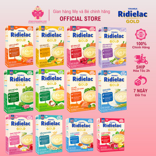 Bột Ăn Dặm RiDielac 10 vị - Hộp Giấy 200g
