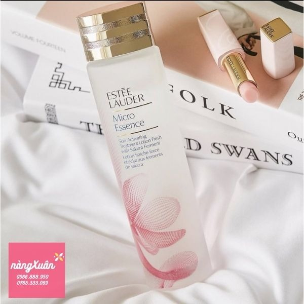 Nước thần Estee Lauder Micro Essence Skin Activating Treatment - Toner Estee lauder Hoa Anh Đào/Bio Ferment 200ml
