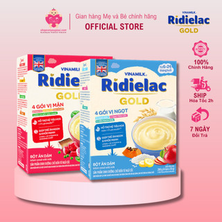 Bột Ăn Dặm RiDielac 4 Gói Vị Ngọt - Hộp Giấy 200g
