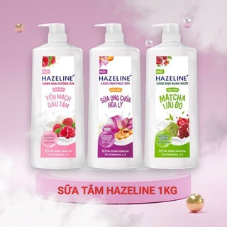 Sữa tắm dưỡng thể sáng da Hazeline 1kg