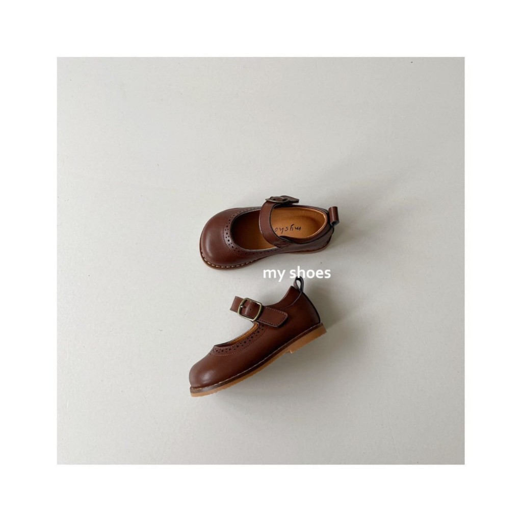 My shoes giày nâu Hàn Quốc cho bé