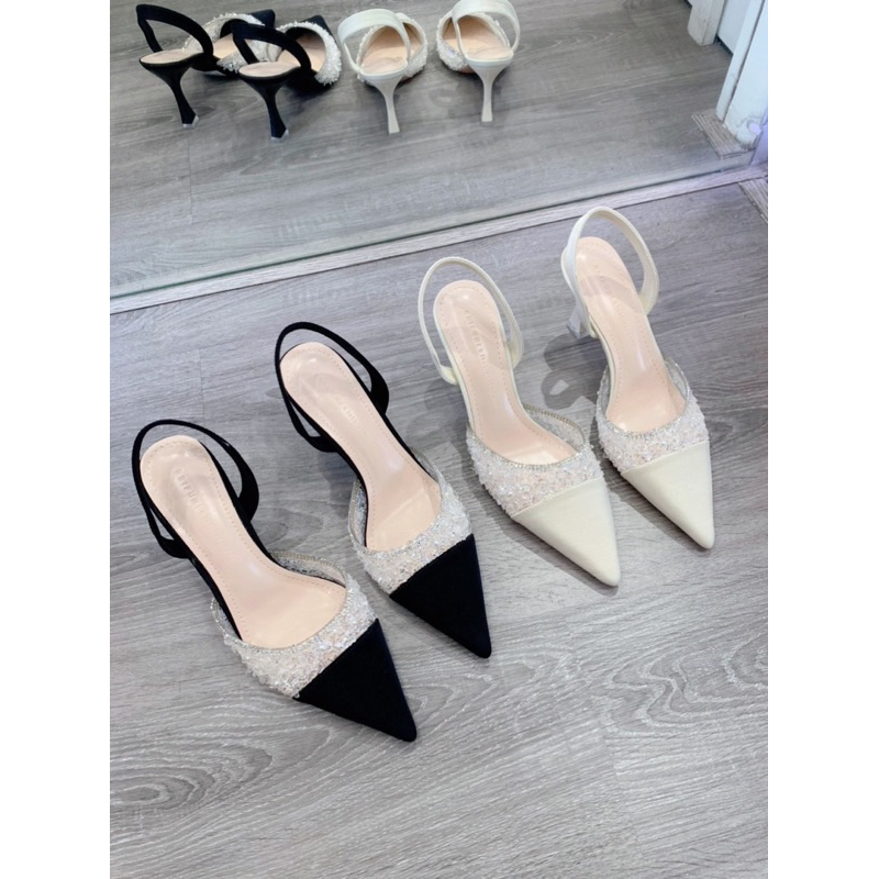 Slingback đá mũi nhọn - Bunny Shoes