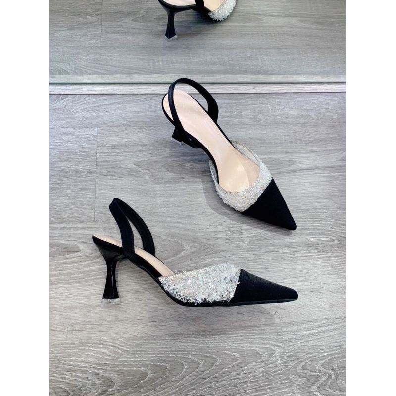 Slingback đá mũi nhọn - Bunny Shoes