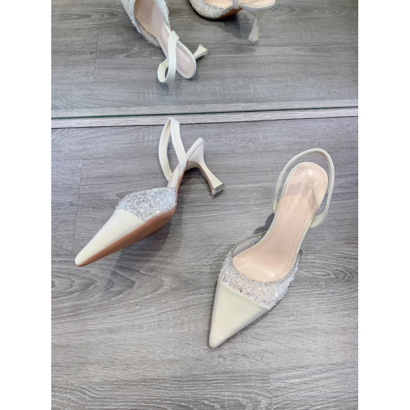 Slingback đá mũi nhọn - Bunny Shoes
