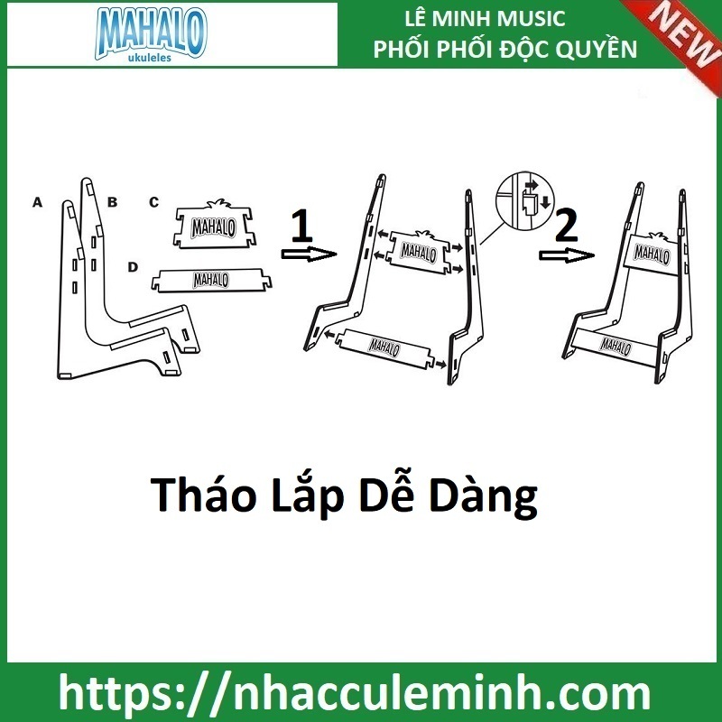 Giá đỡ đàn Ukulele Mahalo MSS1
