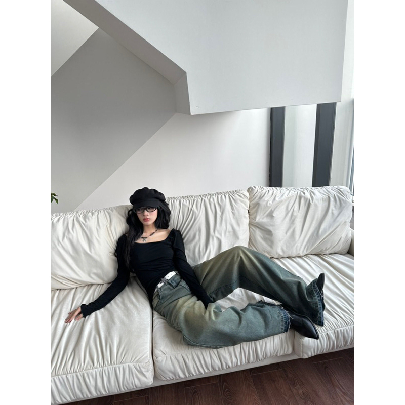 OMBRE WAXED JEANS VER 35