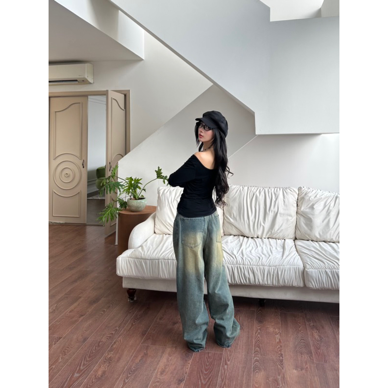 OMBRE WAXED JEANS VER 35