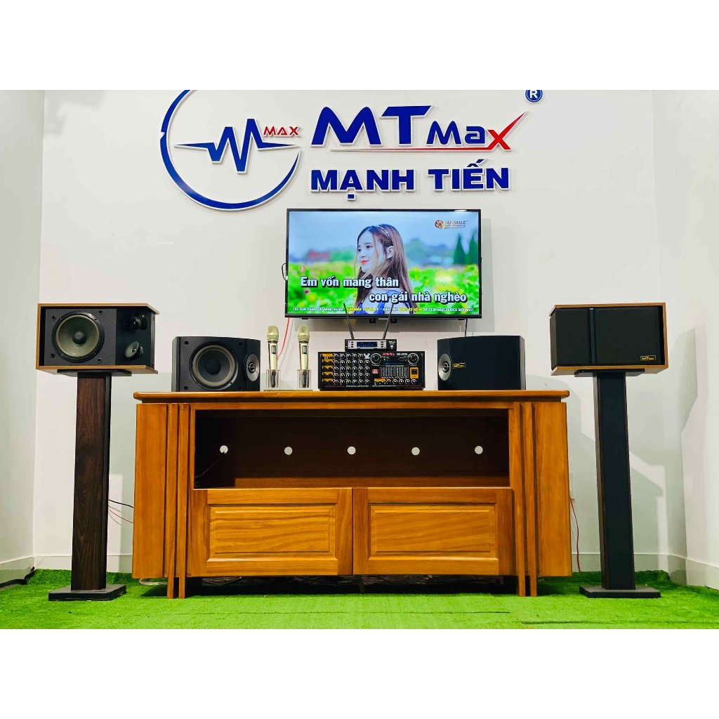 Dàn Karaoke Gia Đình Cao Cấp – Cặp Loa 301 Seri 3, Cặp Loa 301 Seri 5, Amply 9800, Micro MT500 Bảo Hành 12 Tháng