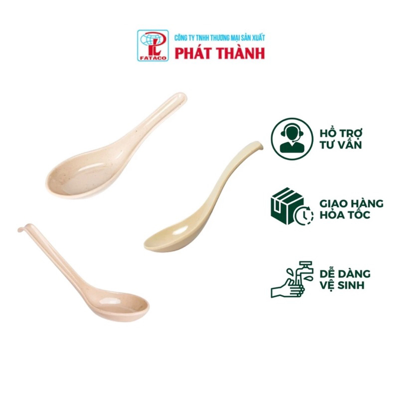Muỗng cơm nâu nhựa melamin cao cấp Fataco