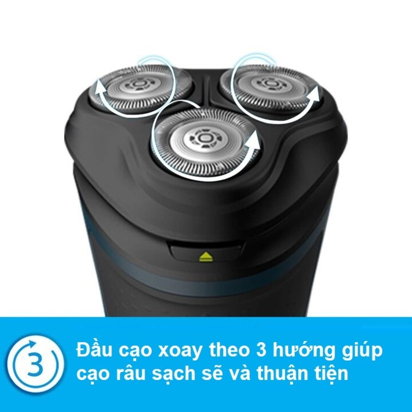 Máy cạo râu khô và ướt Philips AquaTouch S1121 Serial 1000 với lưỡi cạo ComfortCut tự mài - CHÍNH HÃNG BẢO HÀNH 2 NĂM