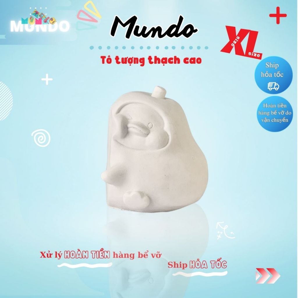 Tô Tượng Thạch Cao Valentine's Day Cặp Đôi Quả Lê Ôm Nhau SIZE XL,Tượng Thạch Cao MUNDO