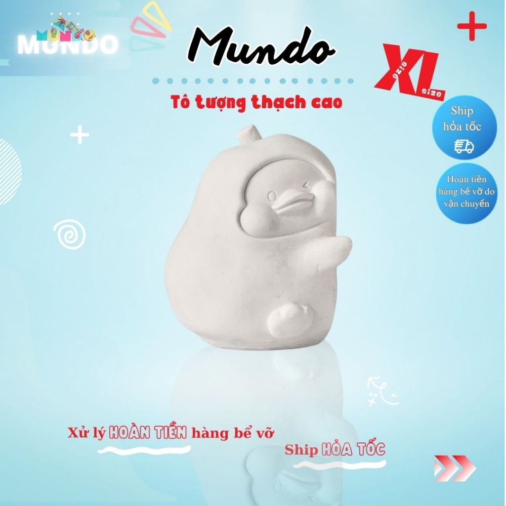 Tô Tượng Thạch Cao Valentine's Day Cặp Đôi Quả Lê Ôm Nhau SIZE XL,Tượng Thạch Cao MUNDO