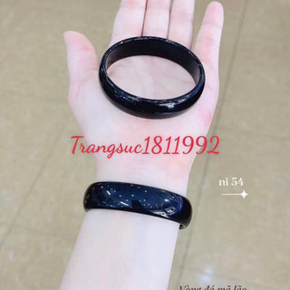 Vòng mã não,vòng đá đen bản to đủ size