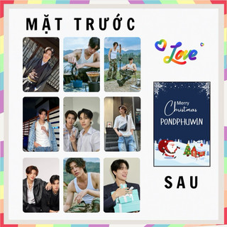 (PONDPHUWIN) Set 9 card bo góc hình PONDPHUWIN