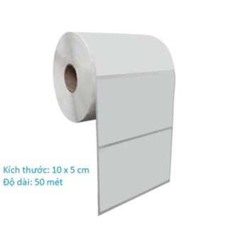 Decal nhiệt 100x50 Giấy In Nhiệt 100x100 giấy nhiệt 100*50 Có Sẵn Lớp Dán Tem Phụ Tem mã vạch 10x5
