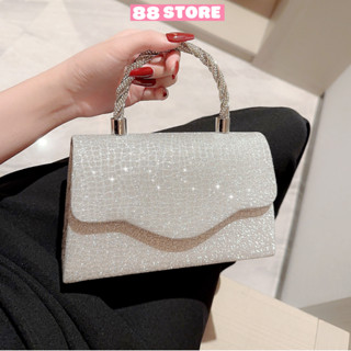  Túi xách nữ đi tiệc quai xách cầm tay đeo chéo kim tuyến lấp lánh bling bling sang trọng hàng quảng châu 88store - A280 