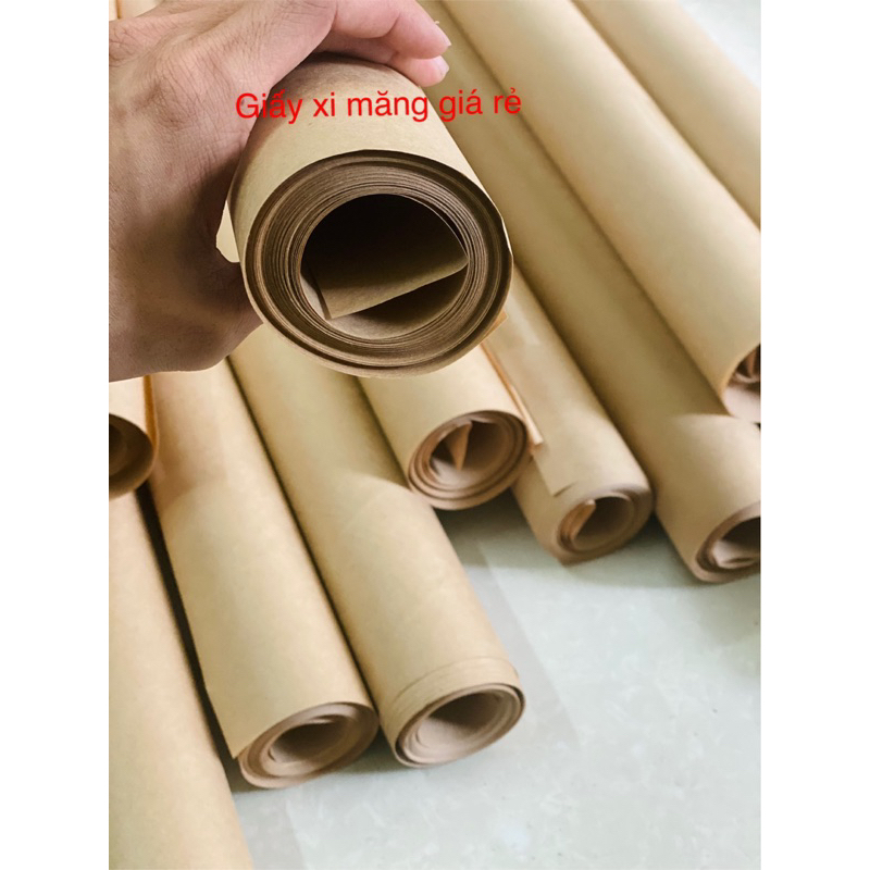 Nguyên cuộn giáy xi măng nhật 1 kg dùng gói hàng vẽ may trang trí