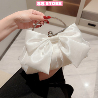 Túi xách nữ đi tiệc cưới đi chơi quai xách phối nơ sang chảnh phong cách tiểu thư hàng quảng châu cao cấp 88store - A283