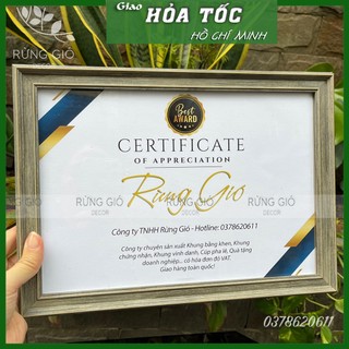 Khung bằng khen cổ điển sang trọng, để vừa giấy khen cỡ a4 hoặc a5, giao hỏa tốc, ảnh tự chụp