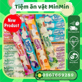 Kẹo bông Marshmallow nhân mứt chảy vị trái cây Thái Lan