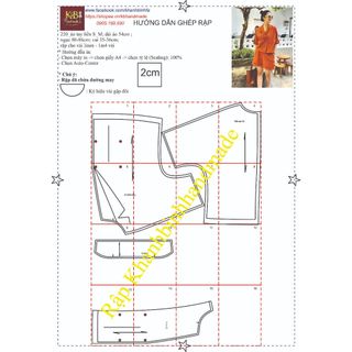 Rập giấy a0 may áo mã 220 - rập áo
