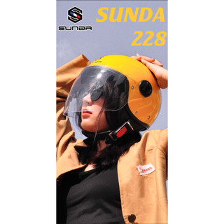 Mũ bảo hiểm Sunda 228 trơn