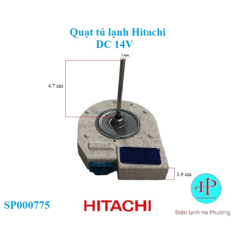Quạt sứ tủ lạnh Hitachi - Quạt tủ lạnh Hitachi - Mới hãng - F160