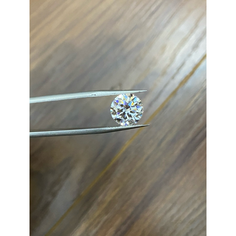 kim cương Nhân tạo Moissanite tròn trắng 3ly6 kiểm định GRA TEST BÚT KÊU