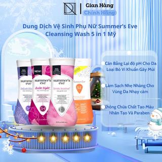 Dung dịch vệ sinh phụ nữ summer’s eve cleansing wash 5 in 1 444ml mỹ