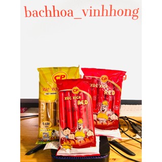 Xúc xích tiệt trùng cp red/gold gói 200g+100g