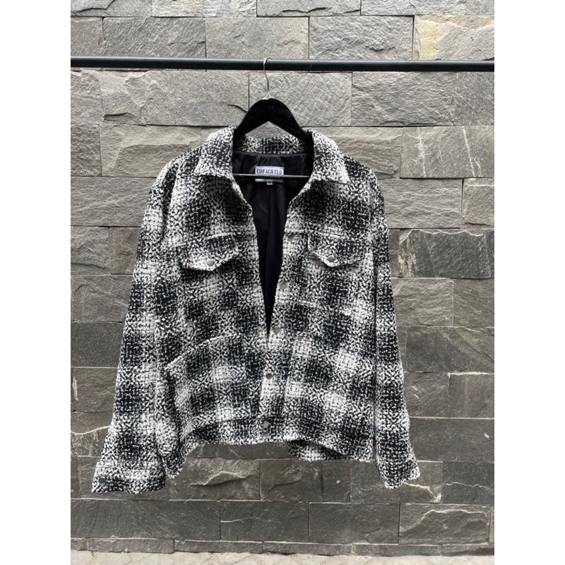 Áo khoác dạ len ( zebra tweed Jacket )