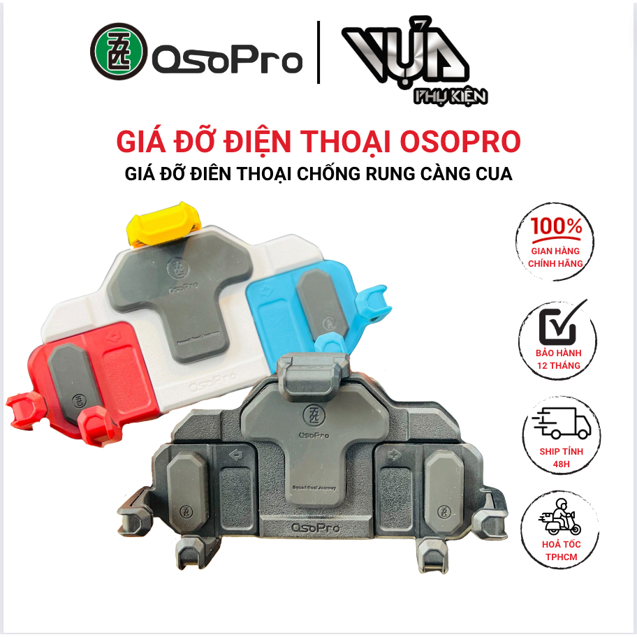 Giá đỡ điện thoại chống rung OSOPRO CÀNG CUA chống trượt , ổn định bảo vệ điện thoại, nhìn dễ dàng hơn