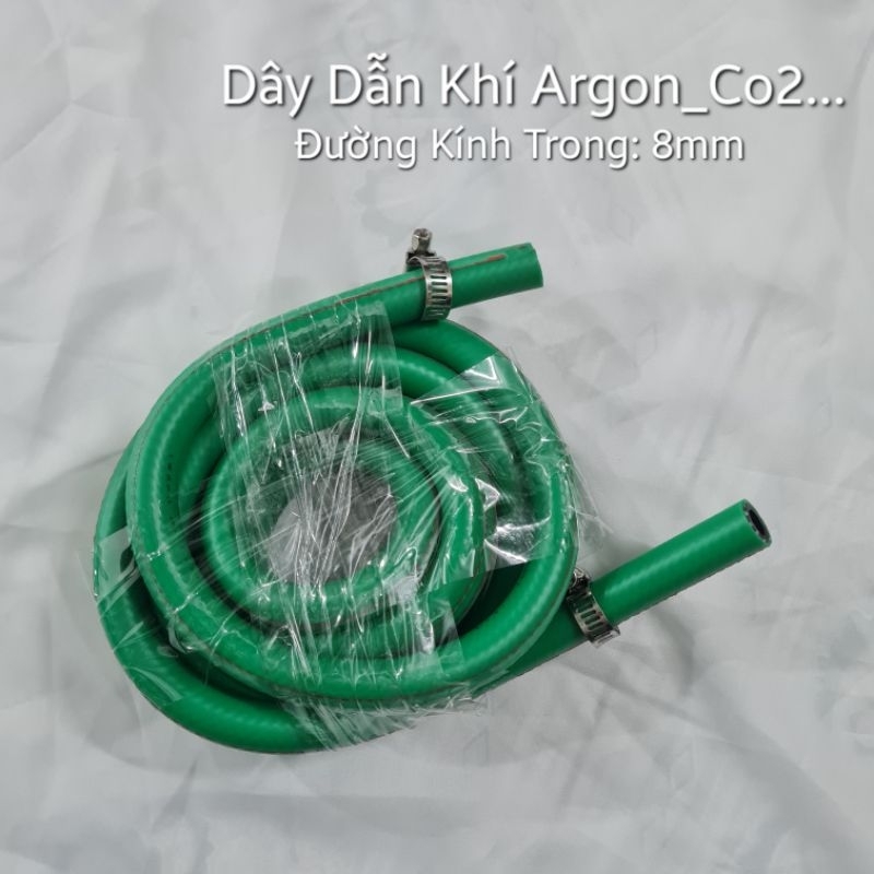Dây dẫn khí Argon_Co2...từ van điều áp tới máy hàn tig