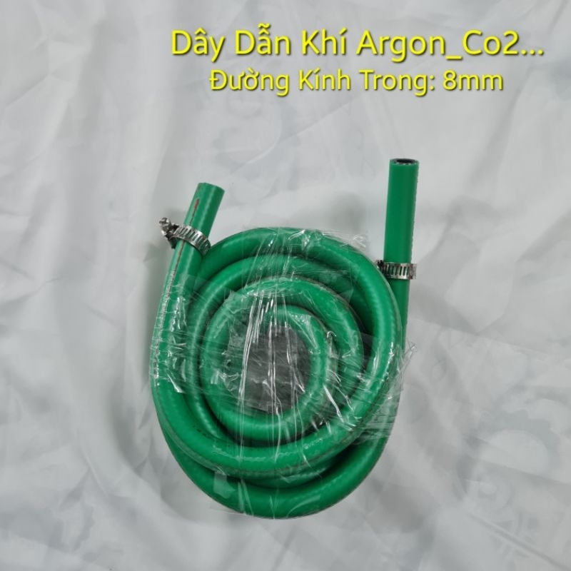 Dây dẫn khí Argon_Co2...từ van điều áp tới máy hàn tig