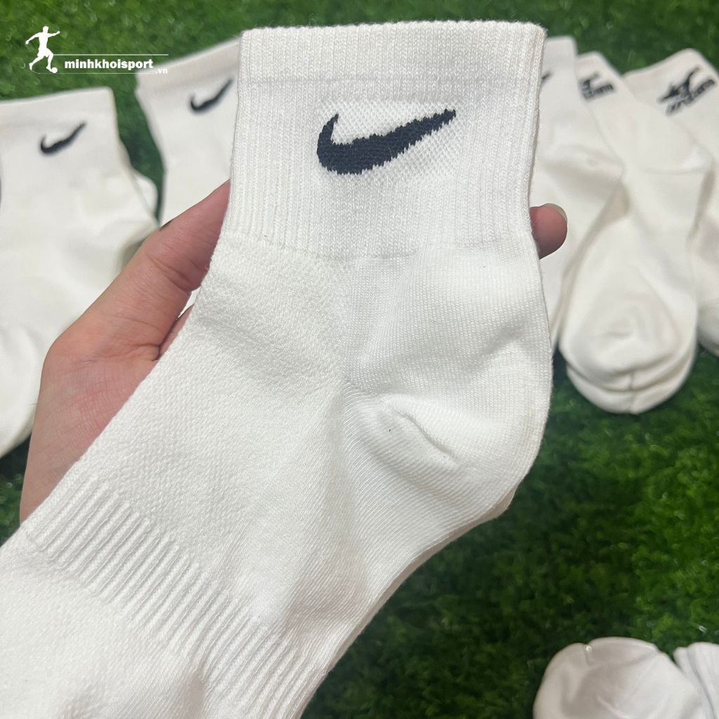 Tất Đá Bóng Thể Thao Tập Luyện Adidas, Nike, Mizuno Hàng VNXK Chất Cotton Co Giãn Tốt, Thấm Hút Mồ Hôi