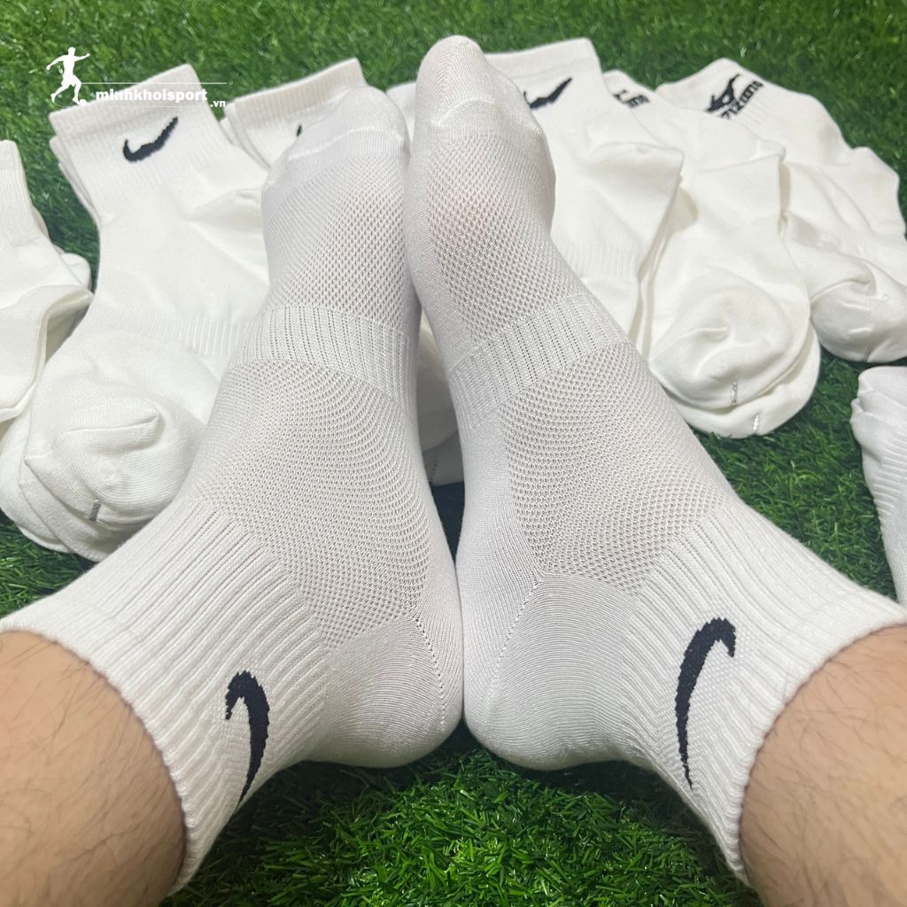 Tất Đá Bóng Thể Thao Tập Luyện Adidas, Nike, Mizuno Hàng VNXK Chất Cotton Co Giãn Tốt, Thấm Hút Mồ Hôi