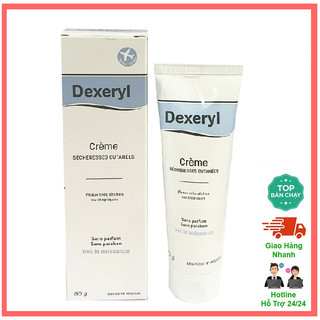 Kem dưỡng da chống nẻ pháp dexeryl crème 50g - kem nẻ dưỡng ẩm da hỗ trợ cải thiện da khô, nứt nẻ